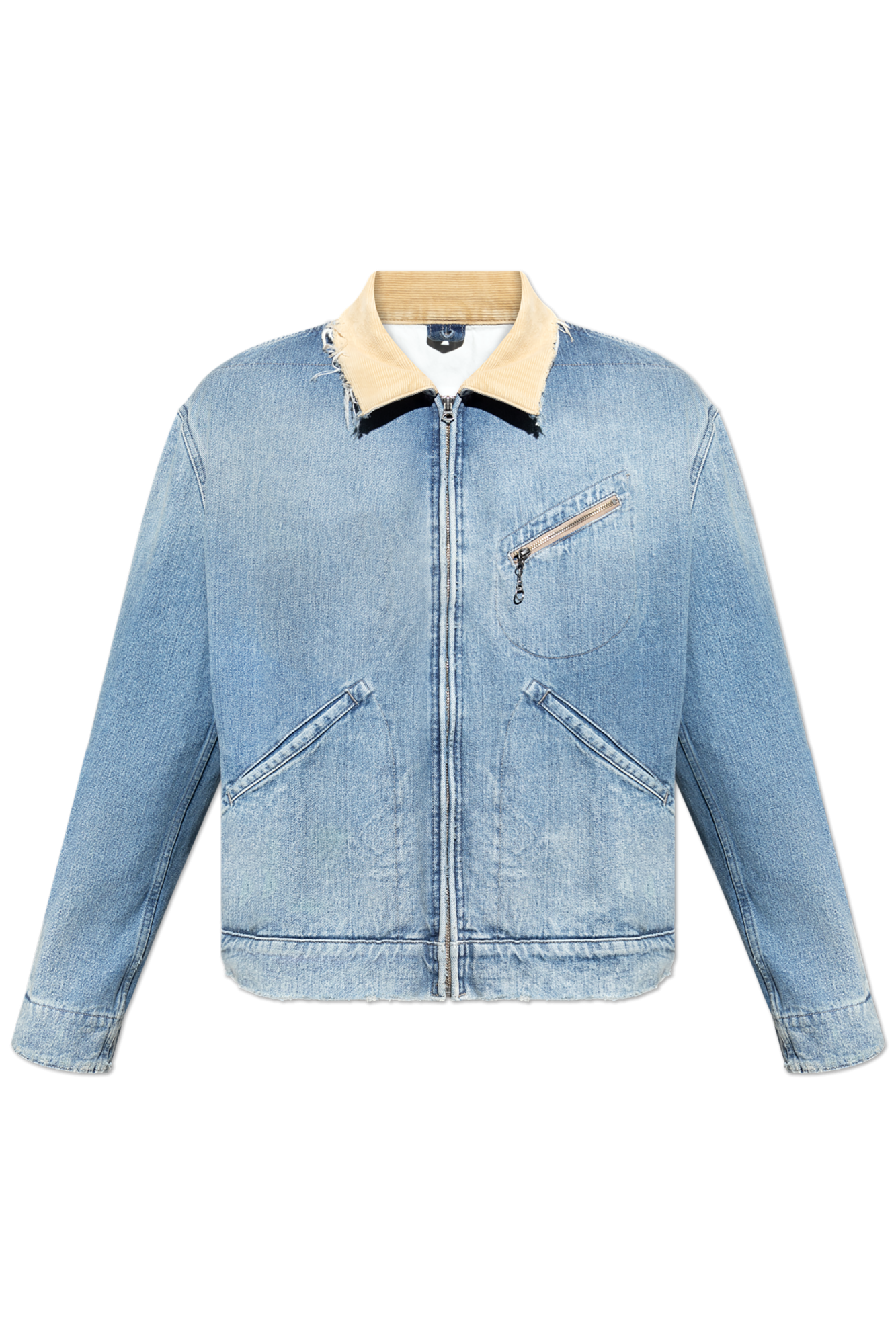 Maison Margiela Denim jacket with vintage effect | Men's